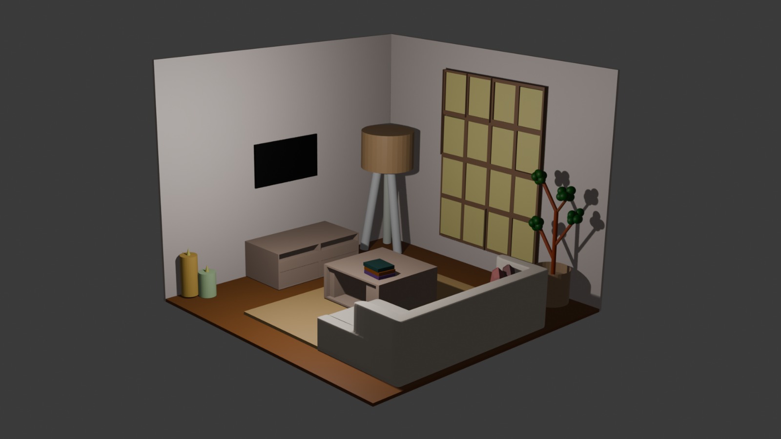 Blender 3D İç Mekan Tasarımı